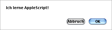 Dialog: Ich lerne AppleScript